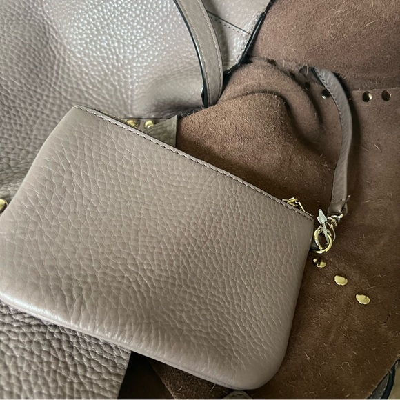 Rebecca Minkoff Studded Leather Tote Bag w/Dusty Lilac - Picture 12 of 17